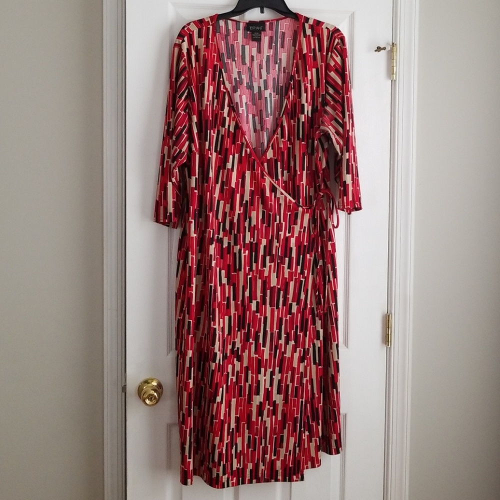 Red Wrap Dress